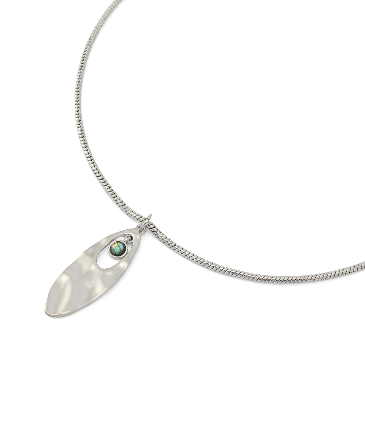 Robert Lee Morris Soho Abalone Pendant Necklace