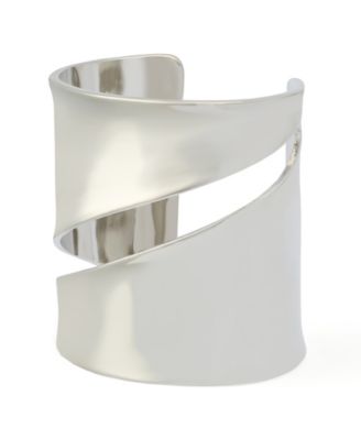 Silver Vintage Openwork Cuff Bracelet