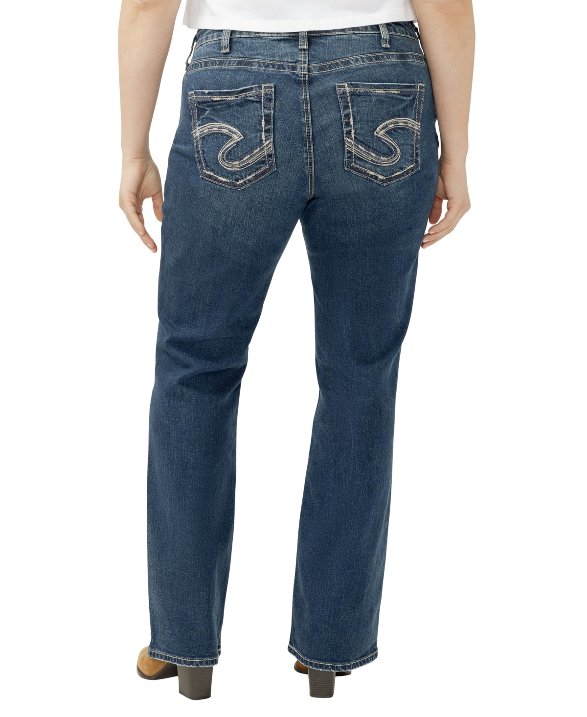 Silver Jeans Co. Plus Avery High Rise Curvy Fit Bootcut