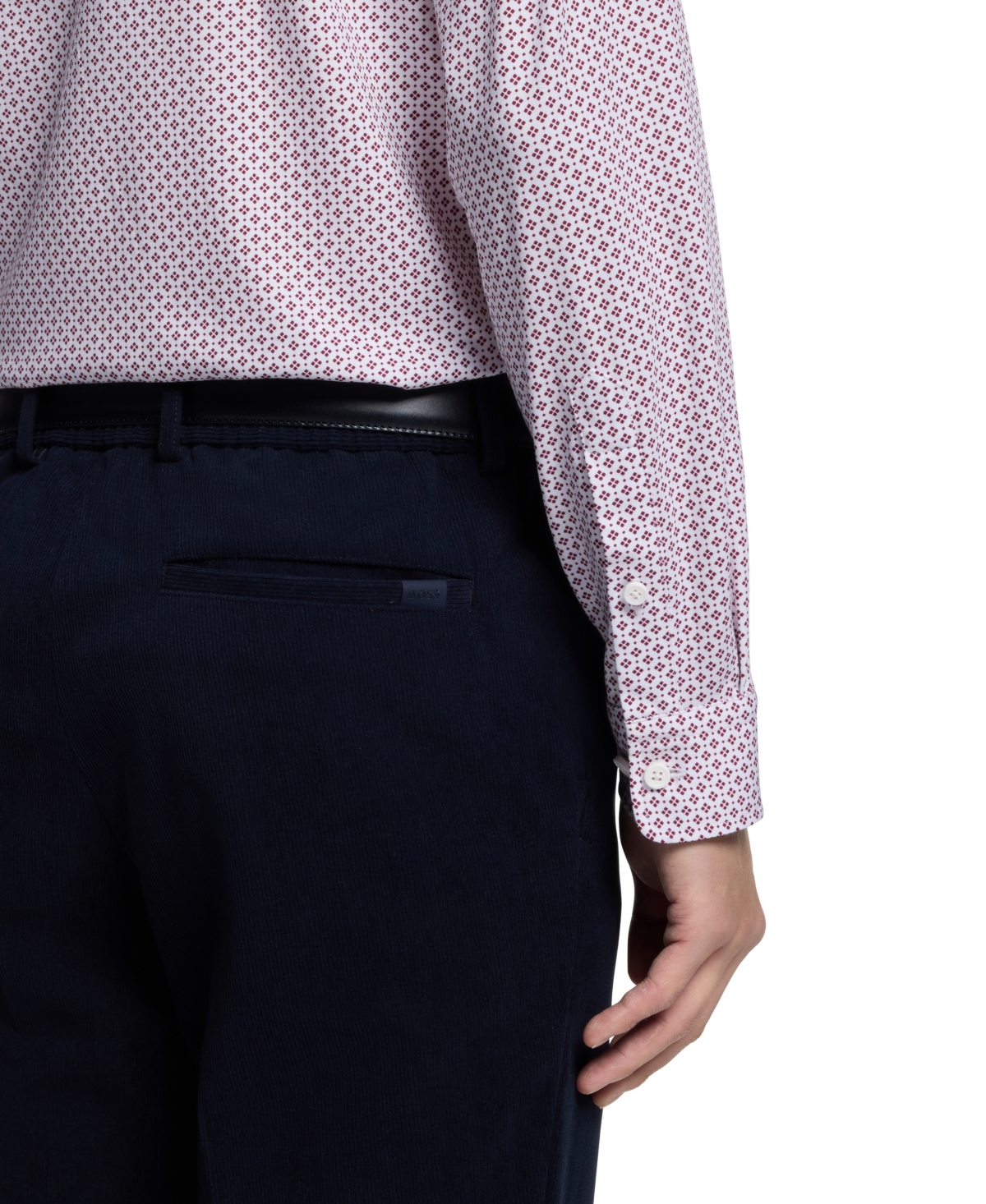 Boss by Hugo Men's Cotton Blend Slim-Fit Dress Shirt