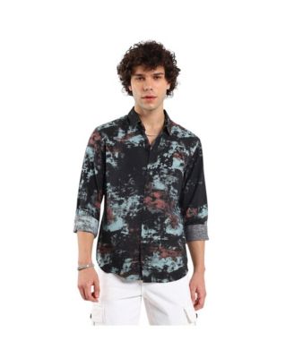 Men's Contrast Dab Shirt