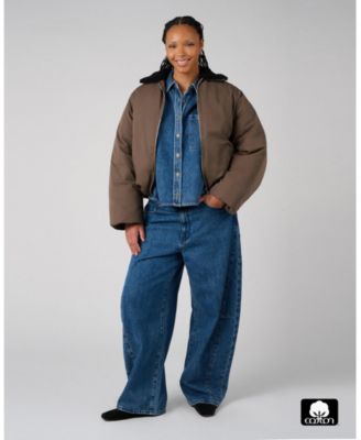 Women's Fur Collar Balloon Jacket