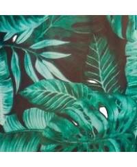 Women's Curve Palm Print Twist Front Kaftan