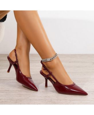 Estefania Slingback with Bow Accent