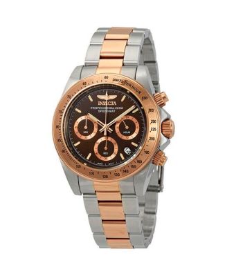 Men's 17029 Speedway Quartz Chronograph Brown Dial Watch