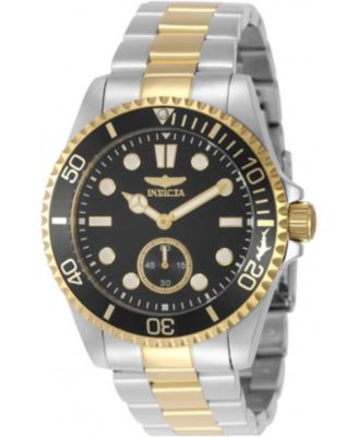 Men's 49426 Pro Diver Quartz VD78 Black Dial Watch