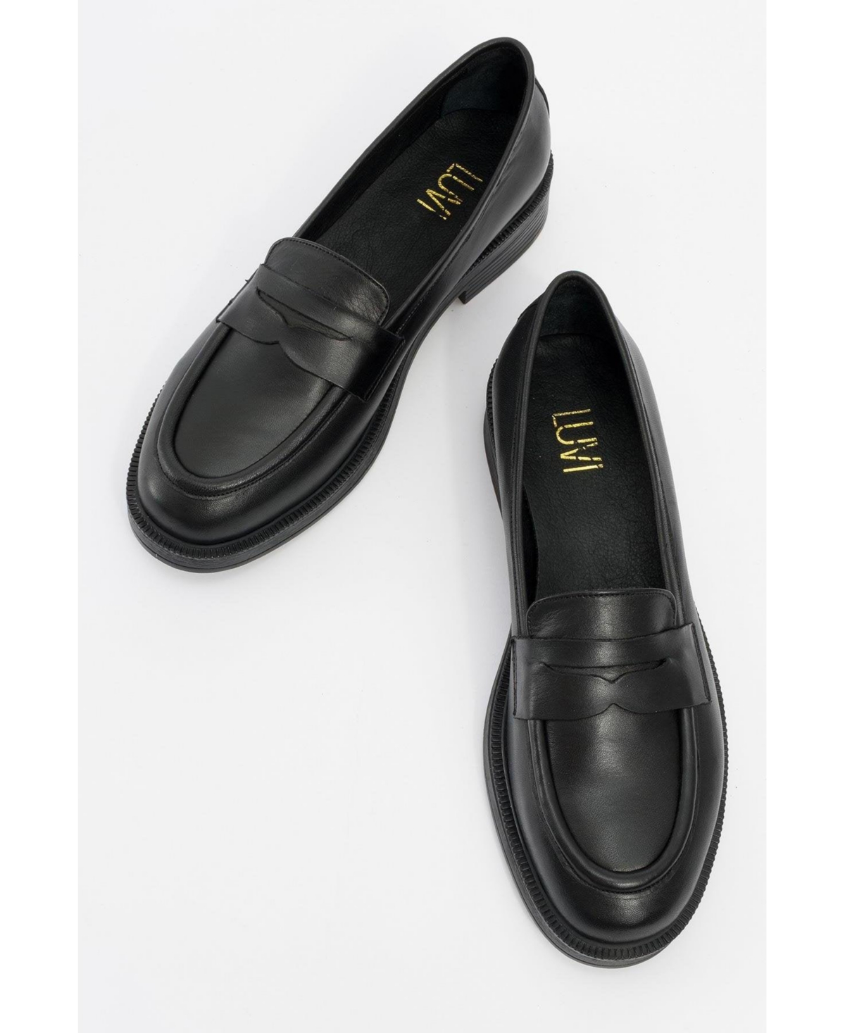 Bree Platform Penny Leather Loafer (Women)