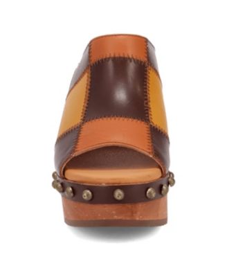 Women's Mosaic Wooden Sandal