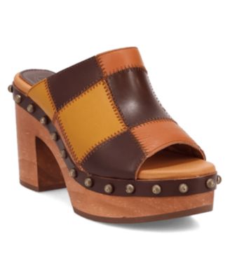 Women's Mosaic Wooden Sandal