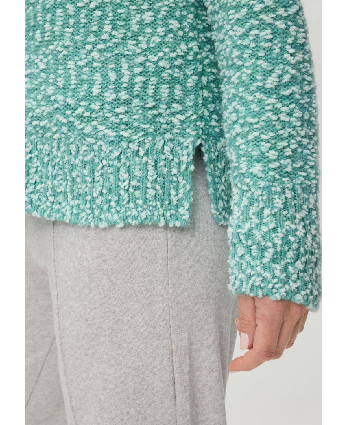 Olsen Women's Two-Tone Boucle Cardigan