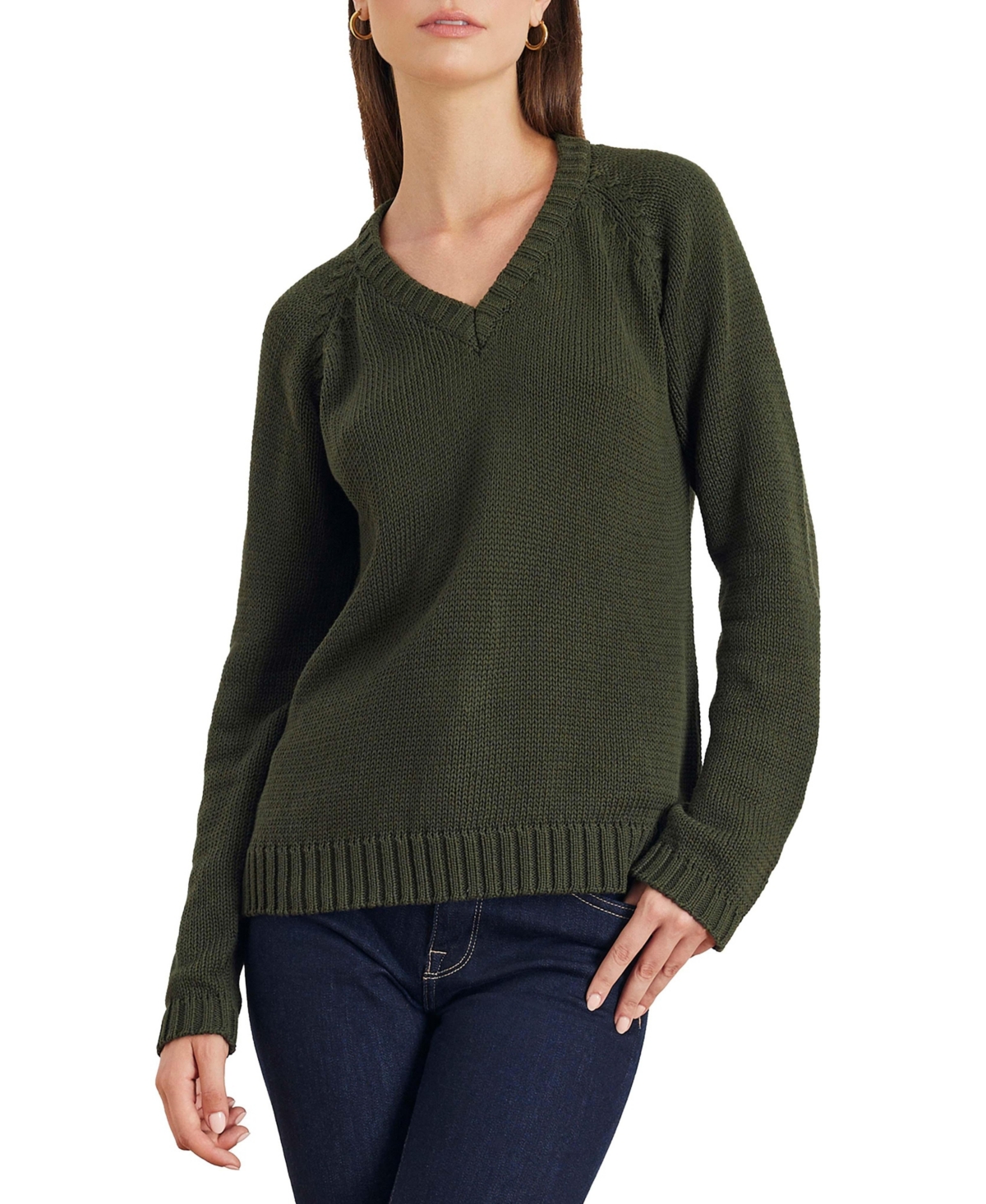Paneros Clothing Women's Selene V-Neck Sweater