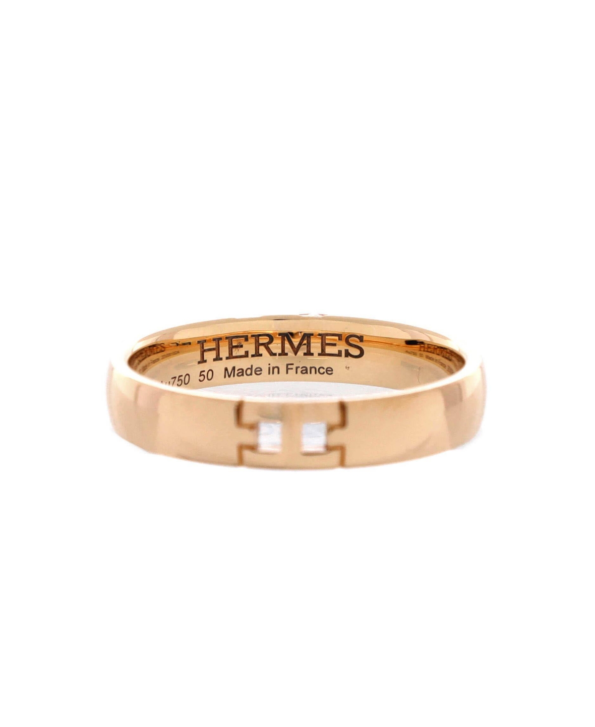 Pre-Owned Hermes Ever Herakles Wedding Band Ring