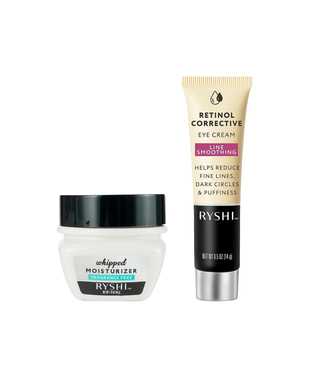Pursonic Hydration & Renewal Duo: Whipped Moisturizer + Retinol Corrective Eye Cream