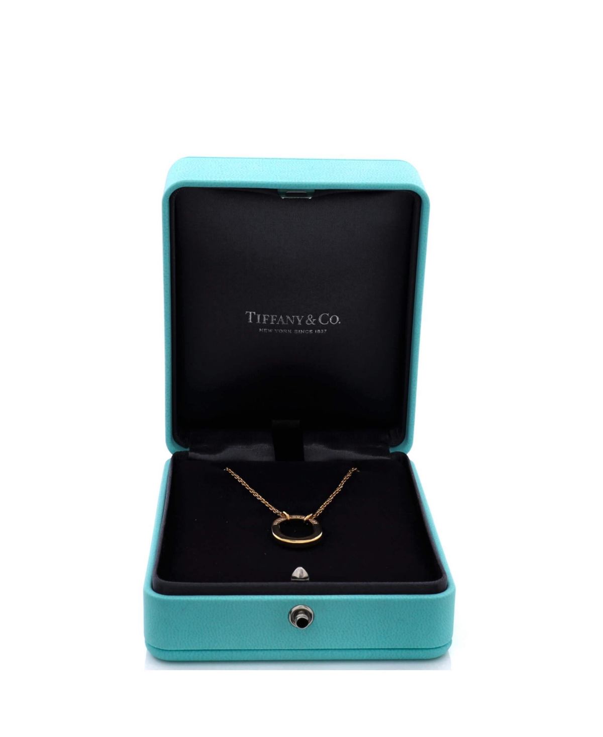 Pre-Owned Tiffany & Co Lock Motif Pendant Necklace