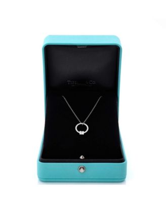 T Circle Pendant Necklace