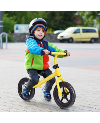 Kids No Pedal Balance Bike with Adjustable Handlebar and Seat