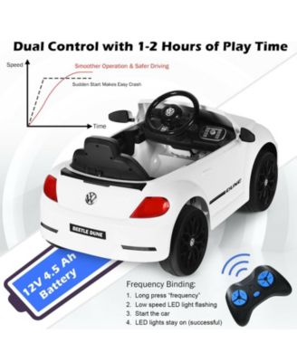 Volkswagen Beetle Kids Electric Ride On Car with Remote Control