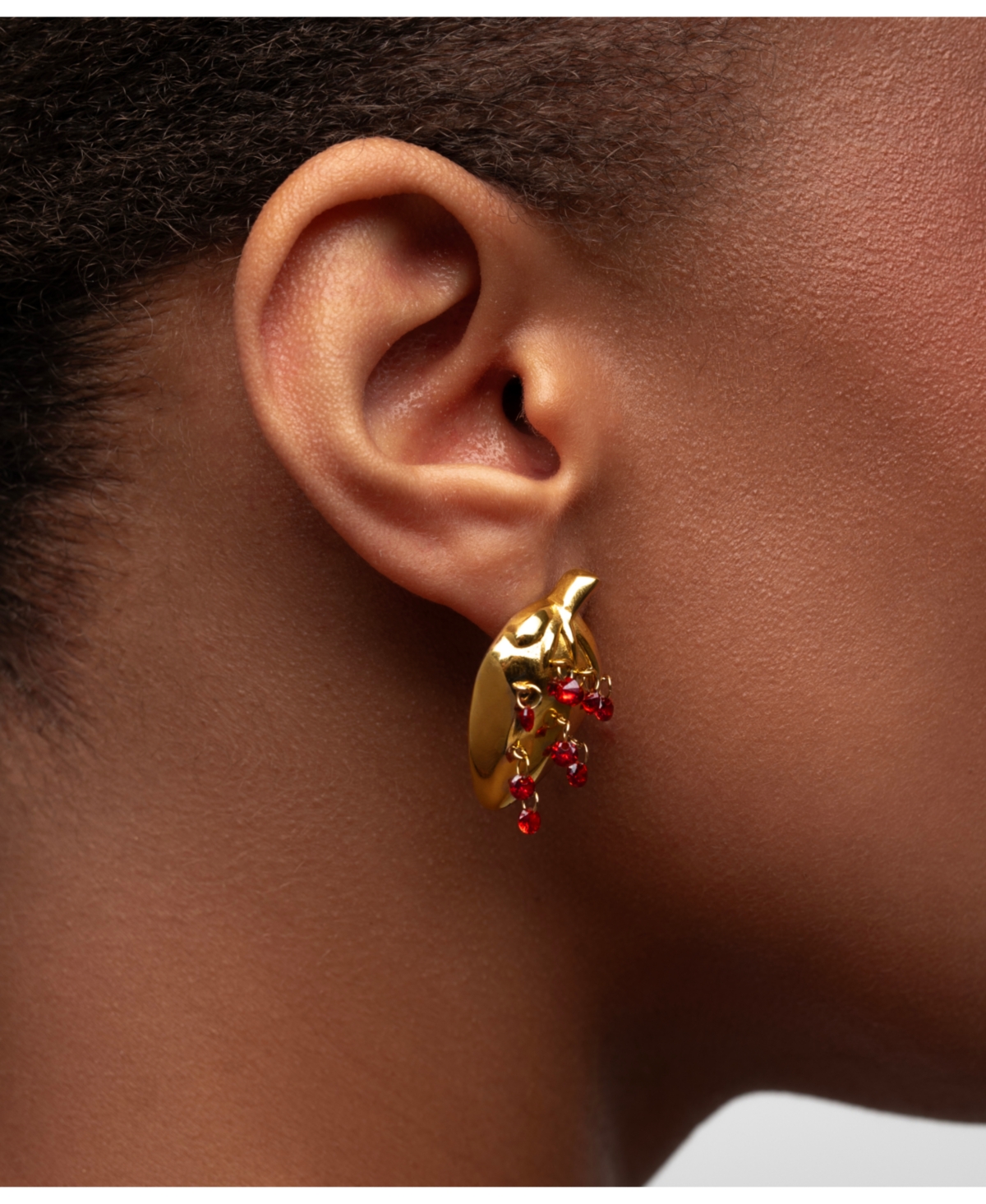 Hey Harper Strawberry Stud Earrings