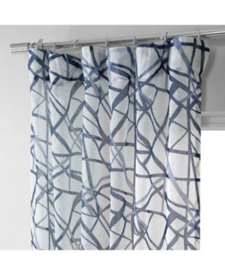 Abstract Printed Sheer Curtain