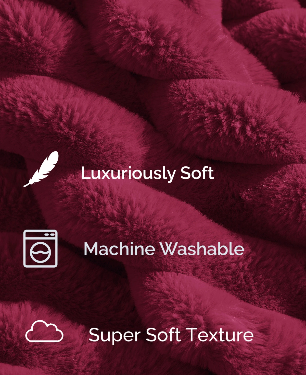 Nestl Ultra Plush Raschel Mink Blanket