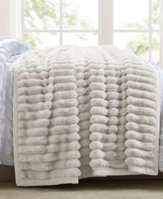 Ultra Plush Raschel Mink Blanket, Twin/Full