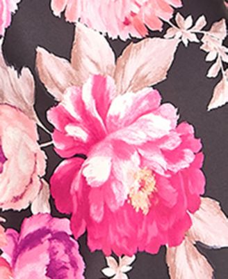 Women's V-Neck Drape Back Midi Dress