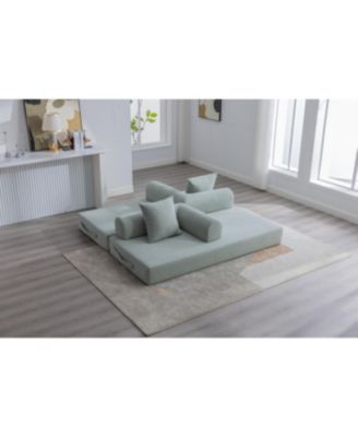 Streamdale Foldable & Compressible Sofa with Metal Frame for Small Spaces