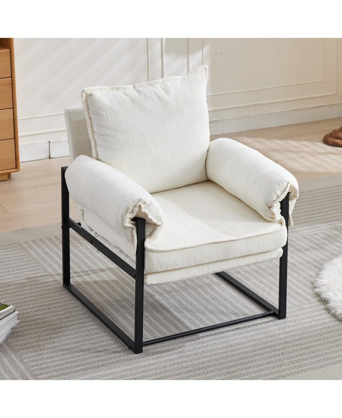 Streamdale Furniture Adjustable recliner for resting, gaming, or reading (90-180).