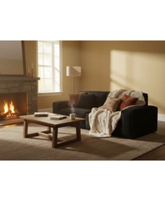 Streamdale 106.3" Large Striped Fabric Compression Sofa - Modern, Comfortable Living Room Furniture