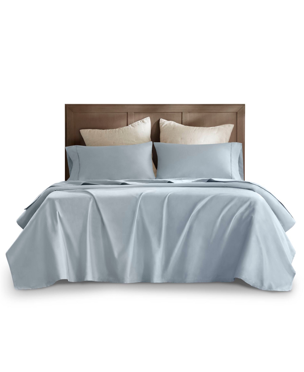 Harbor House Sateen 400-Thread Count Cotton 4-Pc. Sheet Set