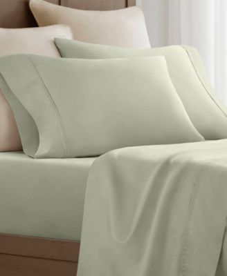 Sateen 400-Thread Count Cotton 4-Pc. Sheet Set, Queen