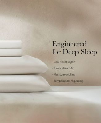 Cooling Stretch Jersey 4-Pc. Sheet Set, King