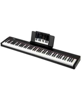 88 Key Full Size Digital Piano Keyboard With Dual Speakers And Rechargeable Battery