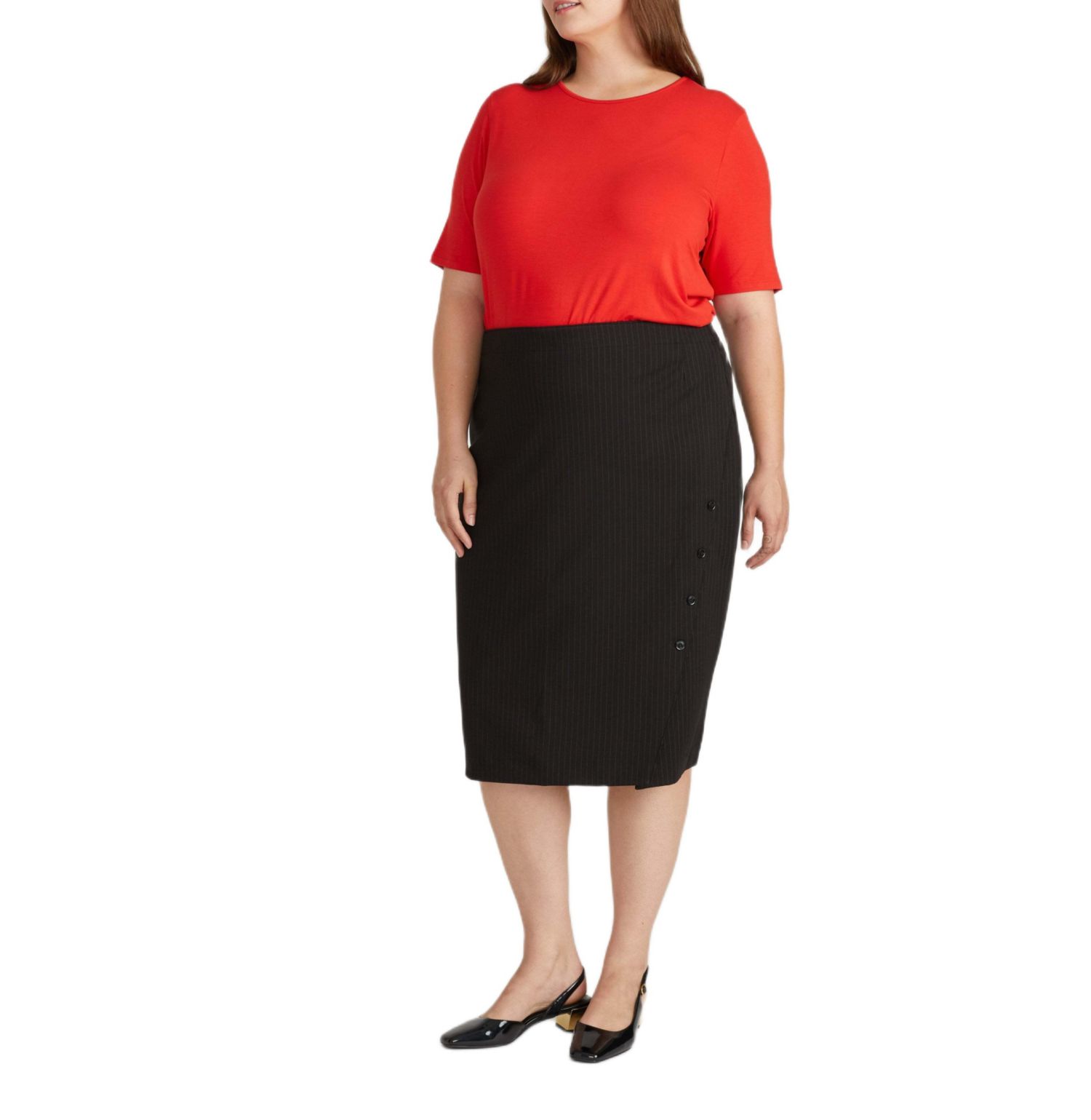 Plus Size Anya Ponte Skirt