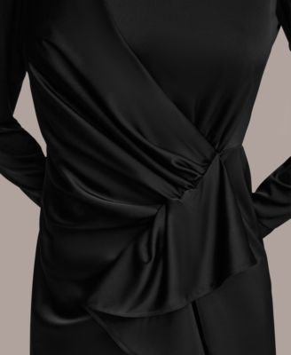 Women's Ruched Midi Dress