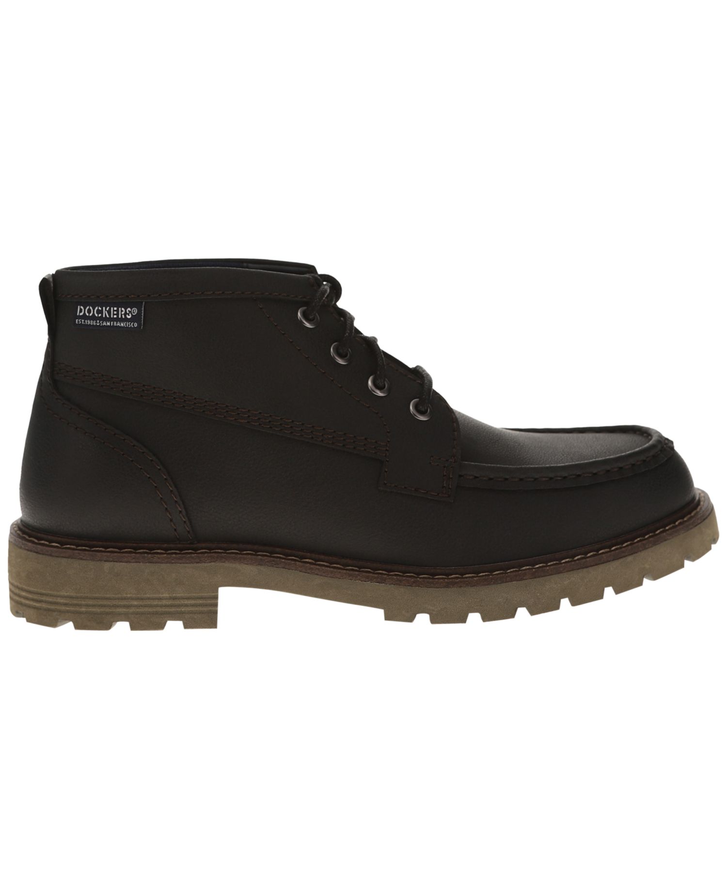 Men's Weston Lightweight Lugged Lace-Up Moc-Toe Boots