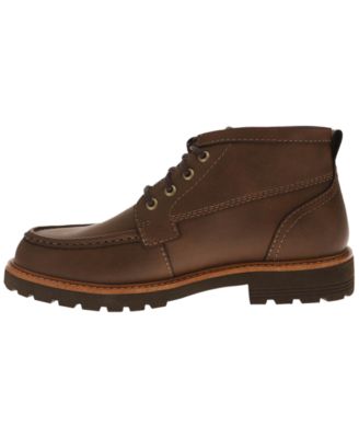 Men's Weston Lightweight Lugged Lace-Up Moc-Toe Boots