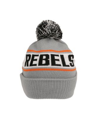 Men's Rebels Gray Cuff Beanie