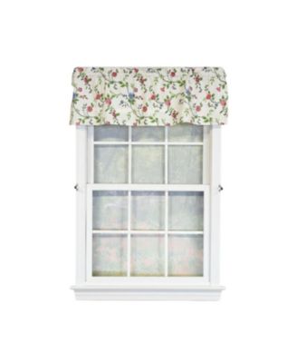 100% Cotton High Quality English Ivy Tailored Window Valance with 1.5" Rod Pocket 50" W X 12" L Spring