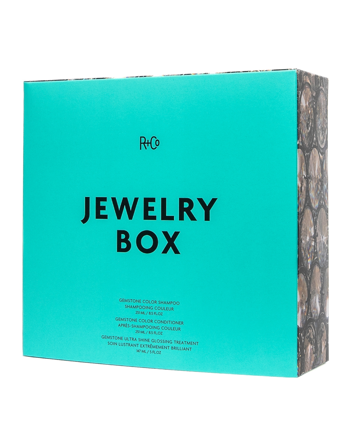 R+Co 3-Pc. Jewelry Box Gemstone Shampoo, Conditioner and High Shine Gloss Kit