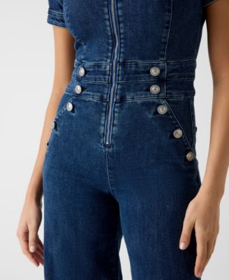 Women's Short-Sleeve Alina Jumpsuit