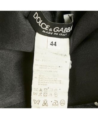 Women's Black Floral Print Crepe Knee-Length Dress