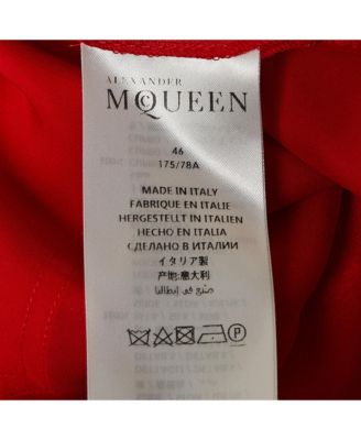 Women's Red Satin Silk Wide-Leg Pants