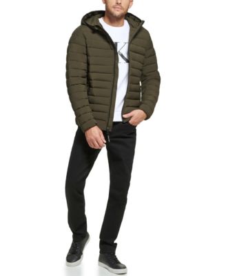 Men's Hooded & Quilted Packable Jacket