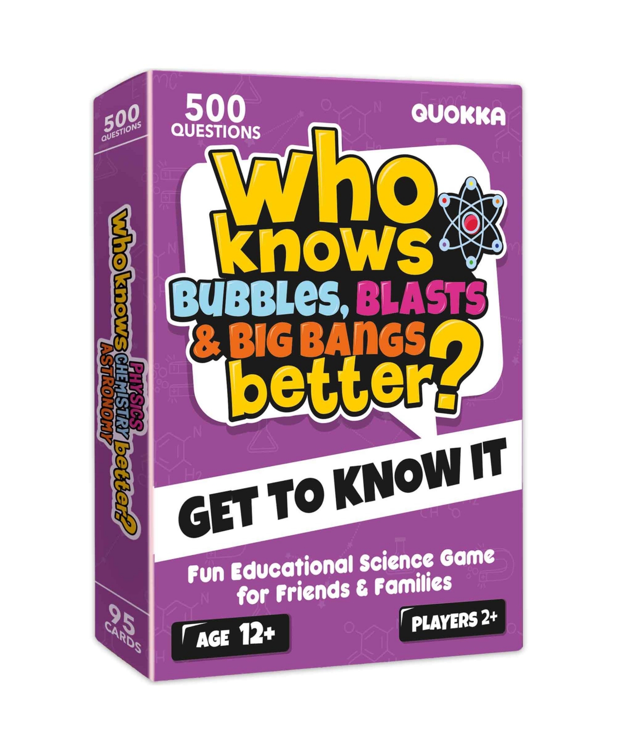 Quokka Educational Card Game for Kids Age 12+ - Who Knows Culture and Literature Better? 500+ Questions