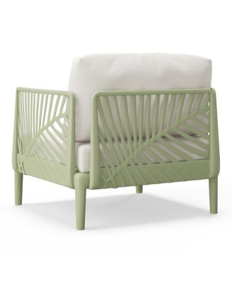 Modern Outdoor Polypropylene Resin Deep Seating Patio Club Chair