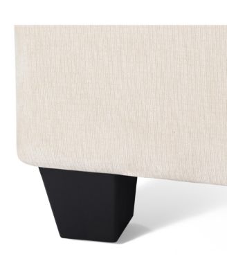 68.5" Chenille Upholstered Indoor Chaise Lounge Chair