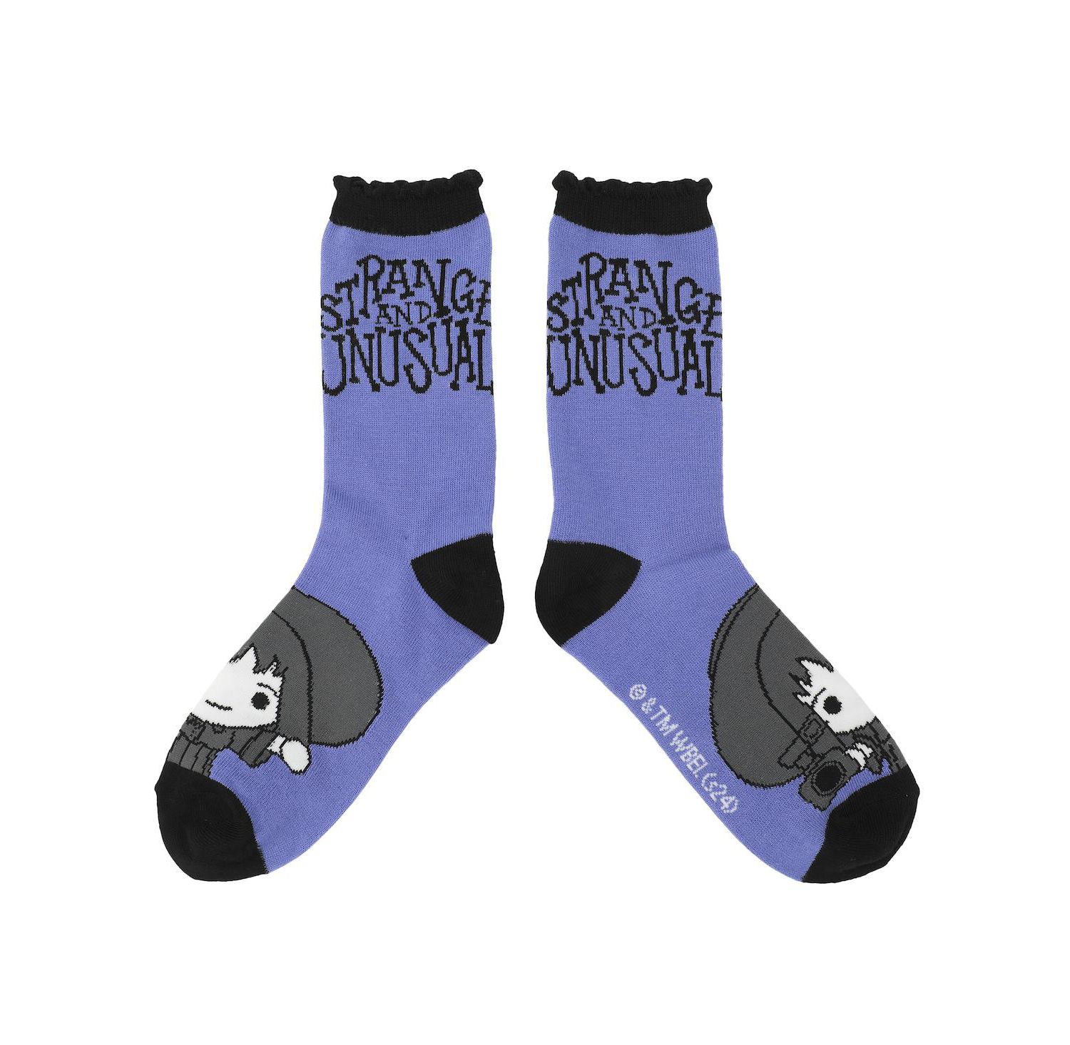 Women's Chibi Character Art 5-Pair Casual Crew Socks