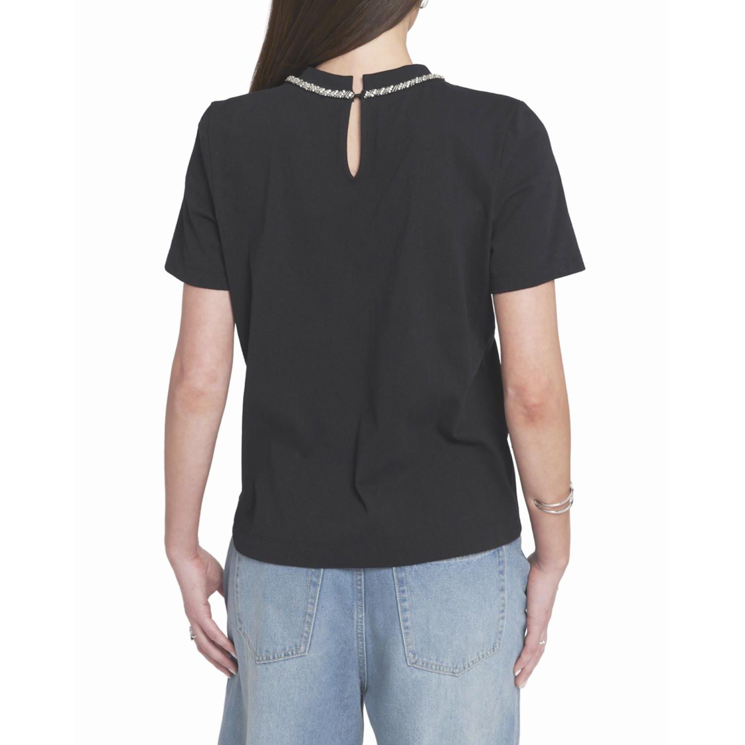 Women's Embellished Bow Tee T-Shirt