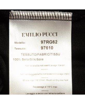 Women's Firenze Black Silk Jersey Mini Dress